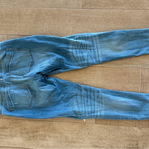 Express Women’s Skinny Jeans - Light Blue Distressed - Picture 8 of 8